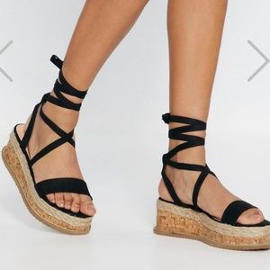 Brand new platform sandals